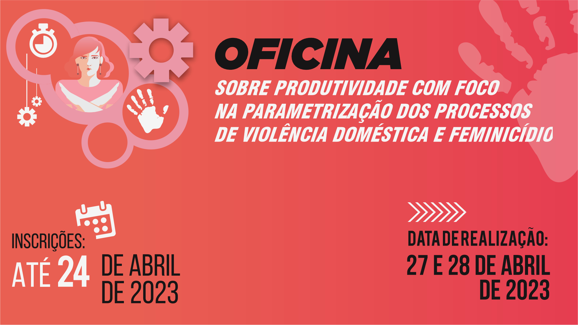 Card informativo com informações do evento