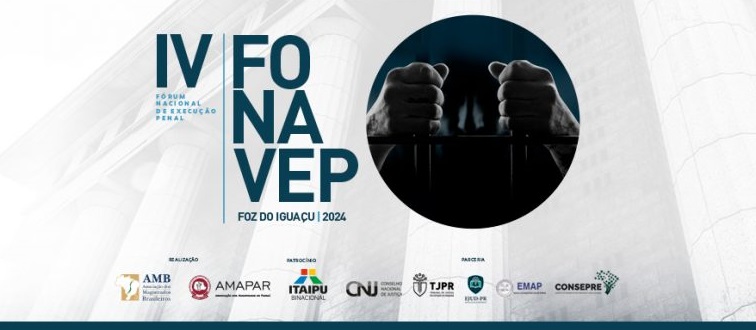 Imagem é uma arte do IV FONAVEP; cores branca e azul escuro