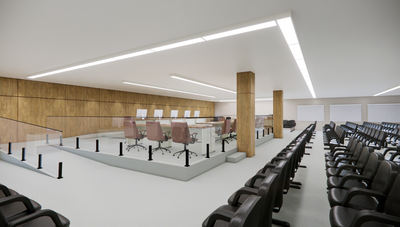 Após a reforma, Salão do Tribunal do Júri oferecerá mais acessibilidade e conforto 