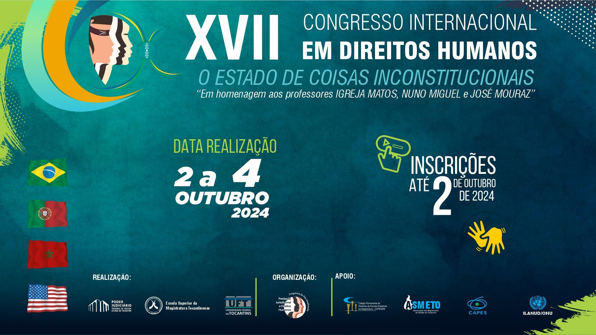 Imagem ilustrativa de um banner fazendo a promoção do congresso.